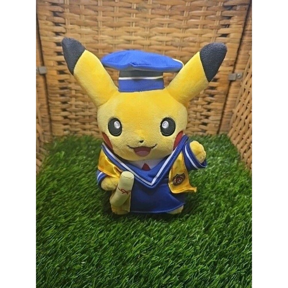 Pokemon Center Graduation Pikachu Plush Toy